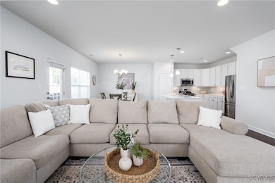 Spacious, Open Family Room