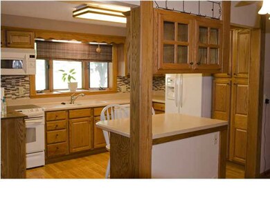 Beautiful kitchen at the front of the home with bo