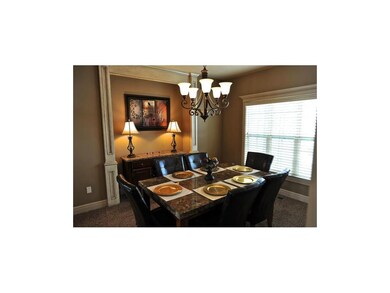 Dining Room with Beautiful Custom Molding!