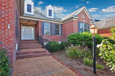 Aggregate Walkway, Wide Steps & Covered Stoop