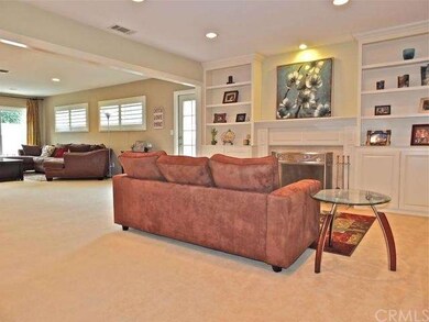 Open floor plan from the living room to the dining