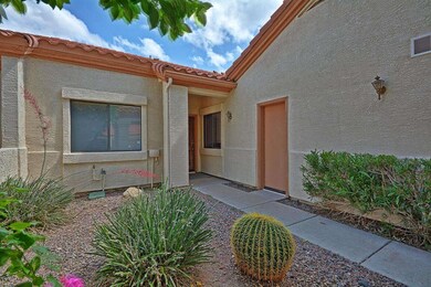 Looking at Front Door from Courtyard