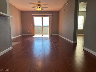 Unfurnished living room with ceiling fan, healthy