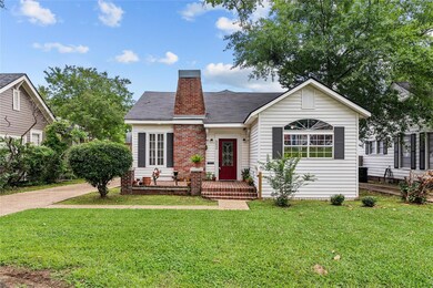 View of front of home with a front yard