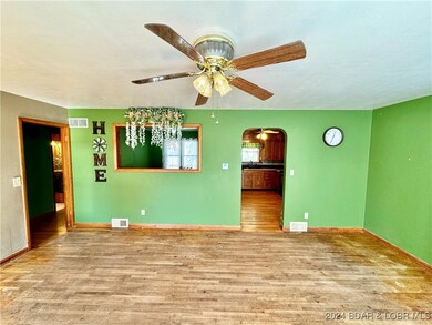 Wood floors and open