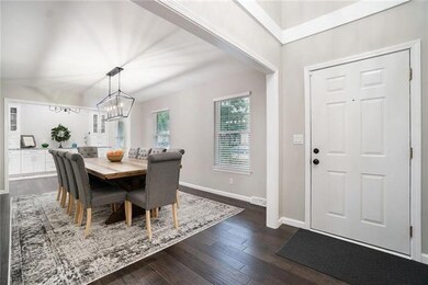 Dine in style with hand-scraped hardwood floors an