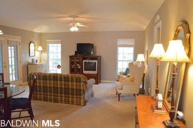 Notice the french doors leading out to the sun room