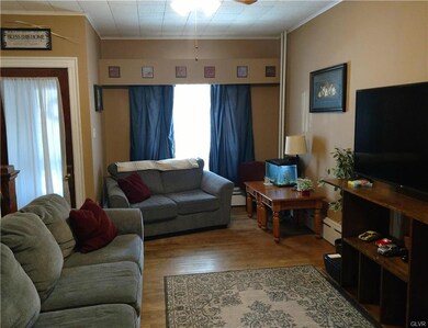 Hardwood flooring and ceiling fan