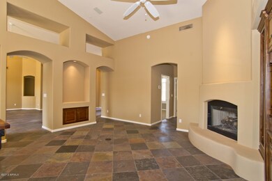 Spacious Family Room/ Vaulted Ceiling