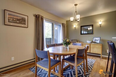 Dining room with deck access