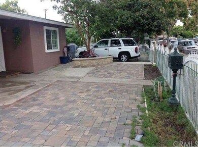 View of the reserved parking space for the front u