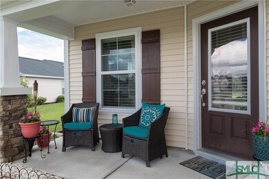 Love the front porch entry! Notice the two panel f