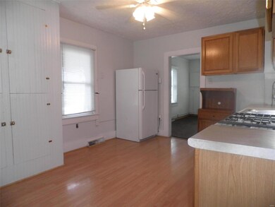 Updated kitchen with space for a table.