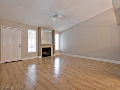 Great Room with high vaulted ceilings