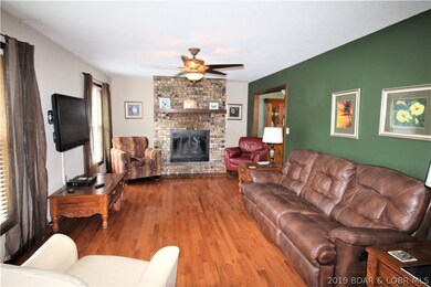 Gorgeous front room with beautiful hardwoods.