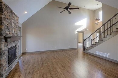Family Room is good size. Hardwood floors.