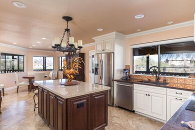 Kitchen to breakfast room w/view
