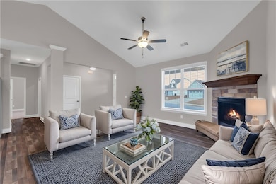 Virtually Staged Family Room