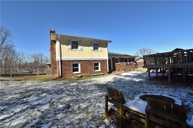 Additional view of the back of the home.