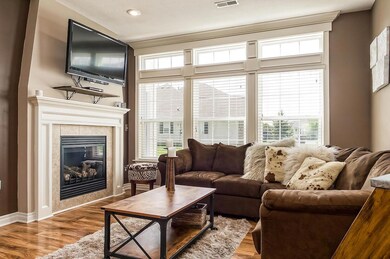 LR with Gas Fireplace