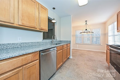Kitchen with new Granite countertops and lots of storage.  