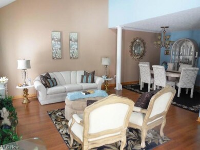 Formal Living Room with laminate hardwood floors