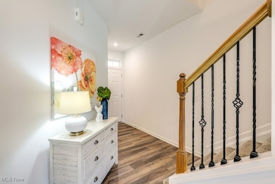 Your warm and inviting entry foyer from front door.