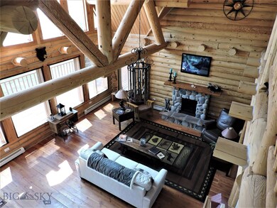 Looking Down to Living Area