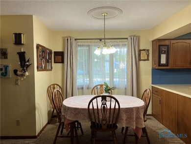 View of the dining area from the hallway