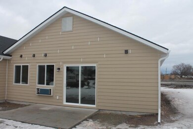 Similar model Rear view of townhome