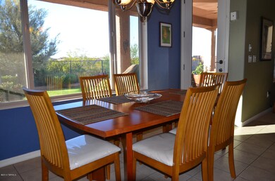 nice views from the dining area