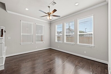 Photos depict a model home built on the same floor