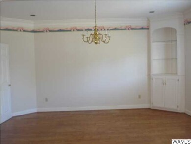 Dining Room with corner cabinets