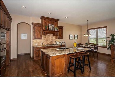 Open island kitchen