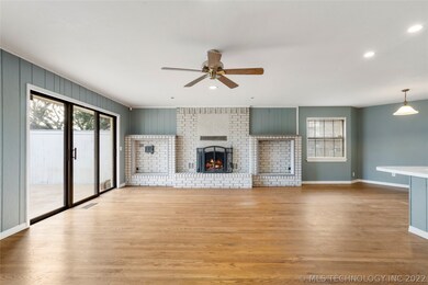 Great Room with Slider Door to Back Patio