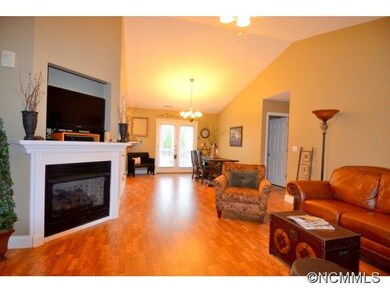 Fireplace.