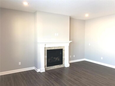 Cozy gas fireplace for winter days, just turn the 