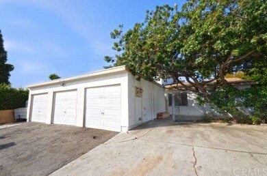 Nice three car garage!  Approach from street behin