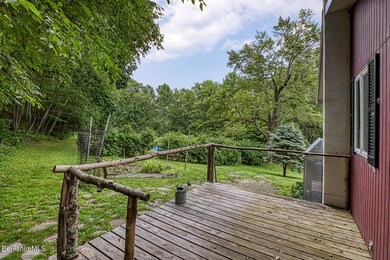 Side deck & pool view