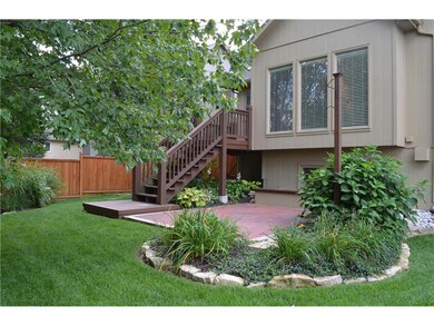 Deck plus beautiful brick patio.