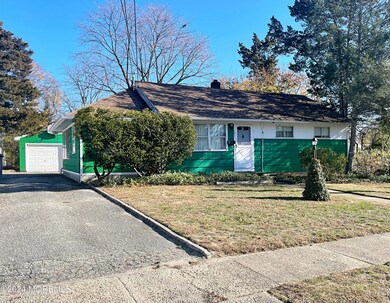 Front View with Garage