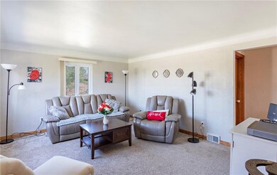 Wonderful Large Living Room with Neutral Paint and