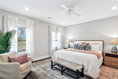 Large primary bedroom'