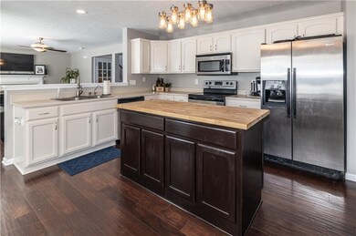 Butcher block island 