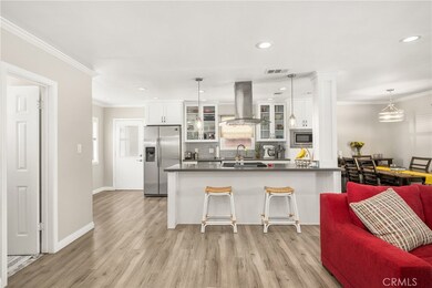 View of the Kitchen from the hallway.