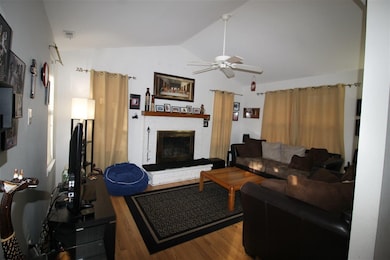 CATHEDRAL CEILINGS AND FIRE PLACE