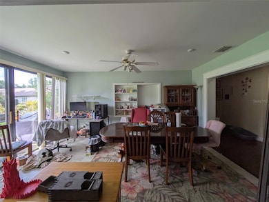 Huge dining room or living room.