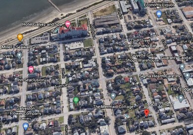 Map showing the excellent location of the lot.