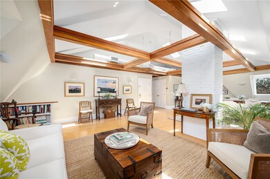 Large open living area with natural light