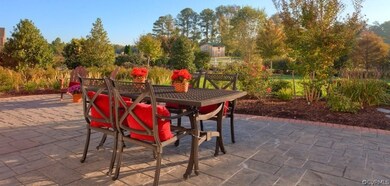 Patio is perfect for entertaining!
